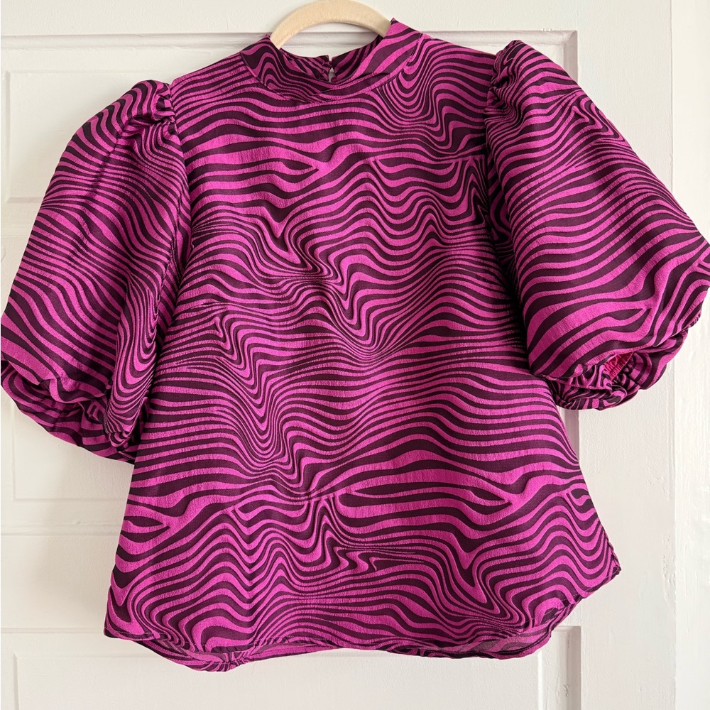THML Puff-Sleeve Blouse